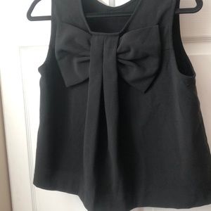 FRNCH Bow Back Top
